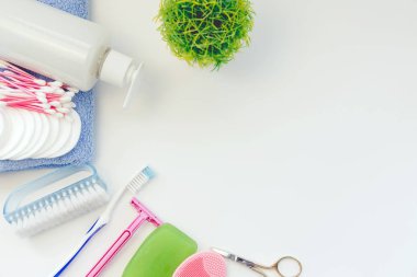 vücut bakımı, güzel cilt oluşturmak için aksesuarlar