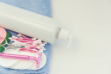 vücut bakımı, güzel cilt oluşturmak için aksesuarlar