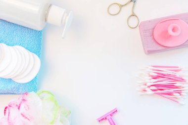 vücut bakımı, güzel cilt oluşturmak için aksesuarlar