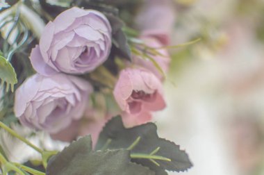 düğün kemer doku yapay güller. Dekorasyon. Arka plan. seçici odaklama