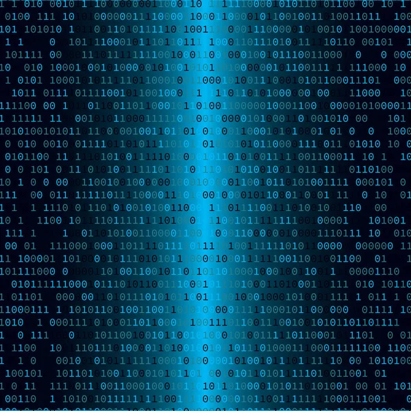 Binary Code Computer Internet Security Concept Vector Background Illustration — Stock Vector