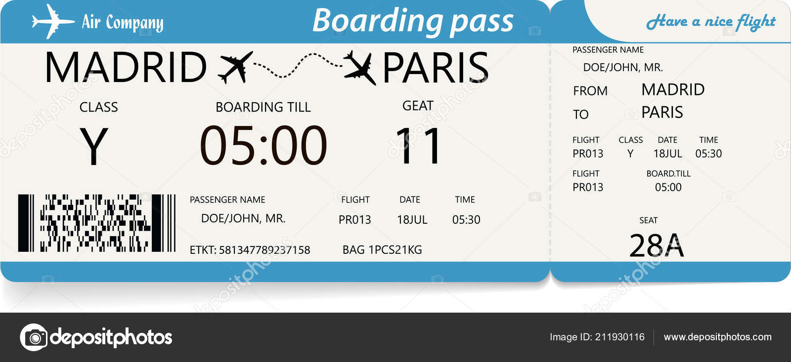 airplane tickey airplane tickey