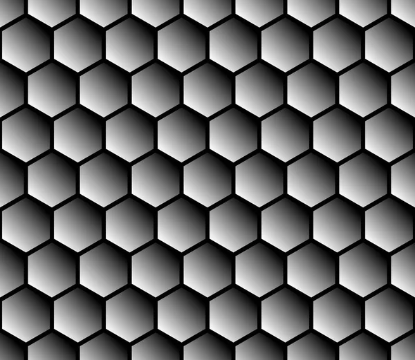 Seamless pattern with hexagons — Stock Vector