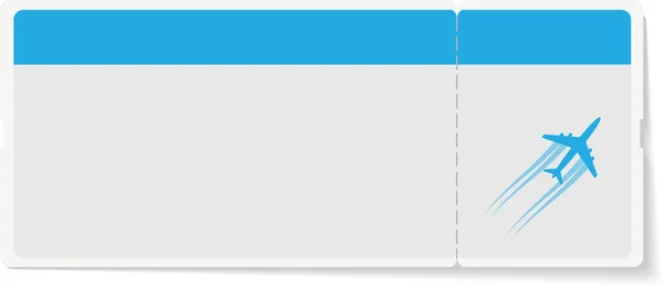 Padrão do bilhete de embarque de avião — Vetor de Stock