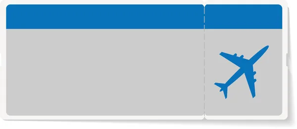 패스 티켓을 탑승 하는 항공사의 패턴 — 스톡 벡터