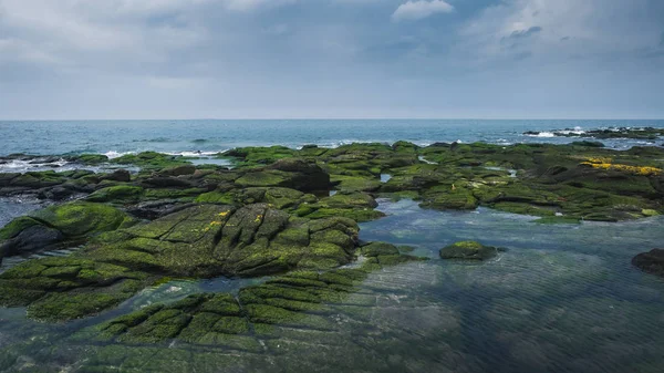 Pedras Coloridas Costa Firth Clyde Troon Escócia Reino Unido — Fotografia de Stock