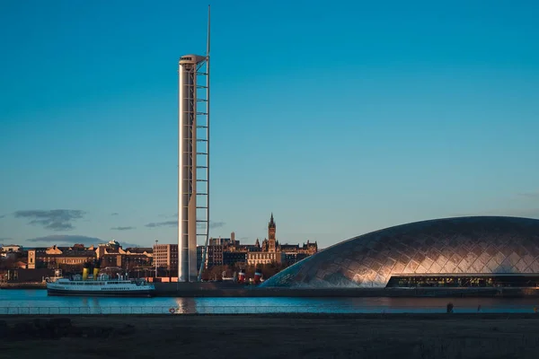 View of the Glasgow Tower and city — Stock Photo, Image