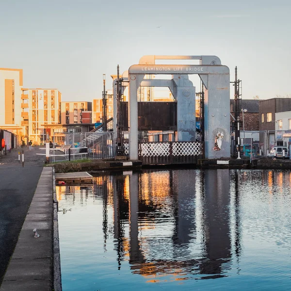 Leamington Lift Bridge Lift Bridge Crosses Union Canal Its Terminus — Stock Photo, Image