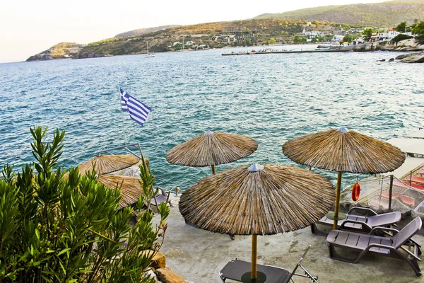 Grecja Wyspa Egina Podróż Wyspie Egina Miejsce Piękne Miasta Egina — Zdjęcie stockowe