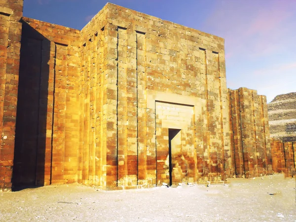 Den Tempel Djoser Vid Saqqara Egypten — Stockfoto