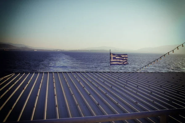Ταξιδέψτε Πλοίο Περιοχή Αθήνα Ελλάδα — Φωτογραφία Αρχείου