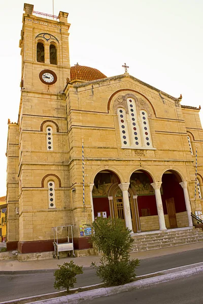 Řecko Město Egina Kostel Panny Marie — Stock fotografie