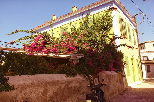 Una Encantadora Casa Antigua Isla Egina Ciudad Egina Región Sarónica — Foto de Stock