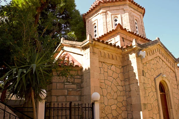 Grécia Cidade Egina Igreja Theotokos — Fotografia de Stock