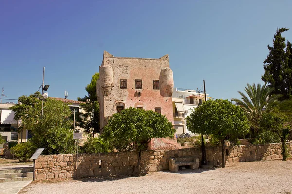 Tower Markellos Aegina Island Greece — Stock Photo, Image