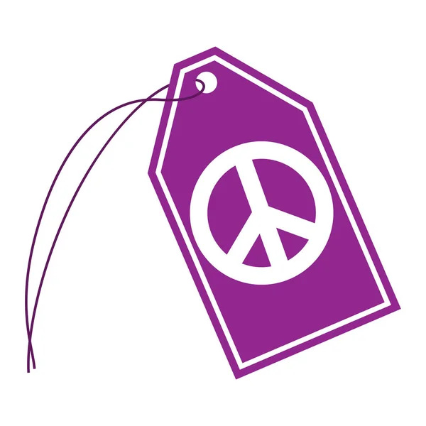 平和記号文字列タグ — ストックベクタ