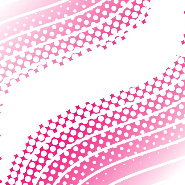 Roze Witte Halftone Lijnen — Stockvector