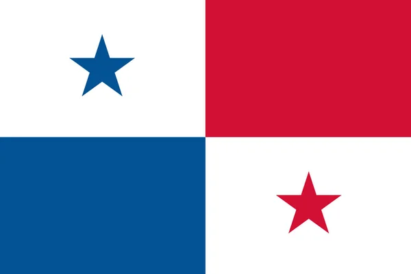 Σημαία Του Παναμά — Φωτογραφία Αρχείου