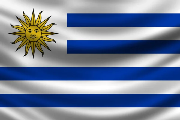 Uruguayan Flagship South America — Stock Photo, Image