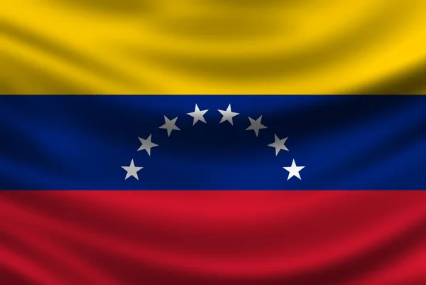 Bandeira Venezuela América Sul — Fotografia de Stock