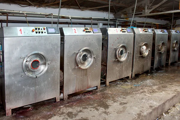 Old washing machine washing machine with old washing machine
