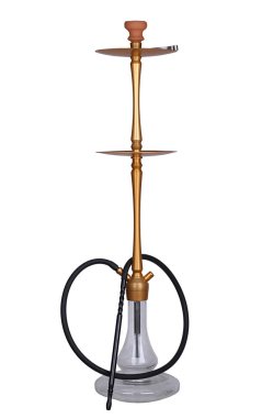 Hassas cam kanca hardal gövdeli bir seramik menteşe ve siyah hortum ile