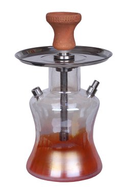 Küçük cam nargile güzel tasarım ve seramik ile