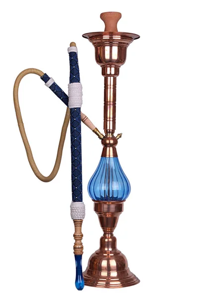 Tinggi Kaca Hookah Seperti Lampu Dengan Selang — Stok Foto