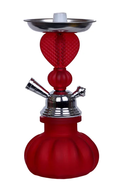 Vidrio Rojo Hookah Vidrio — Foto de Stock