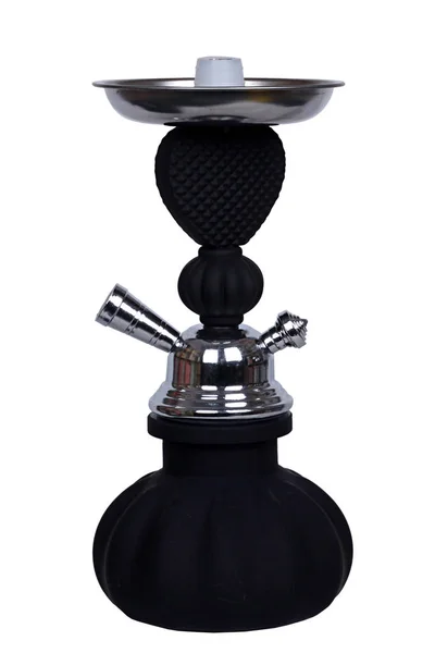 Negro Cristal Hookah Negro — Foto de Stock