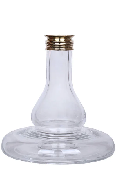 Ein Glas Glasiges Glas Hochtemperatur Wasserpfeife — Stockfoto