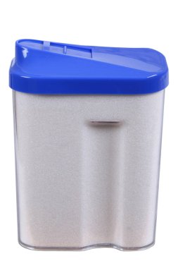 Plastik kapta şeker tozu