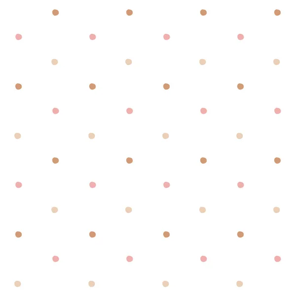 Polka Dot Naadloze Patroon Vectorillustratie — Stockvector