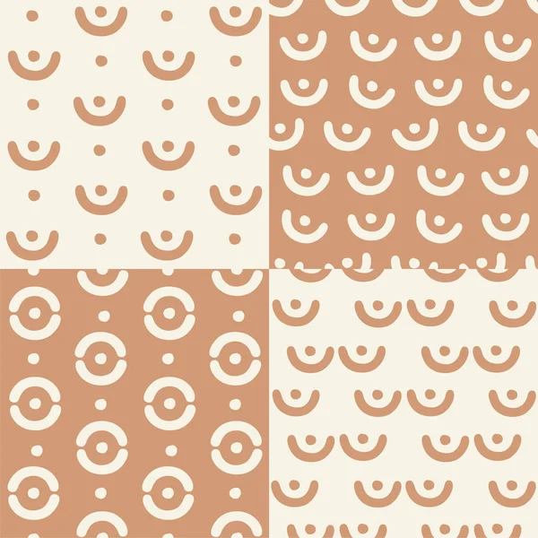 Kusursuz desenlerle soyut meme. Vektör çizim seti.