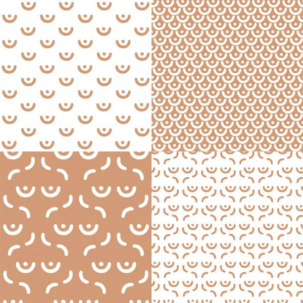 Kusursuz desenlerle soyut meme. Vektör çizim seti.