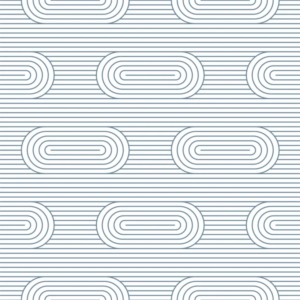 Abstrakte Streifen Vektor Illustration Des Nahtlosen Musters — Stockvektor