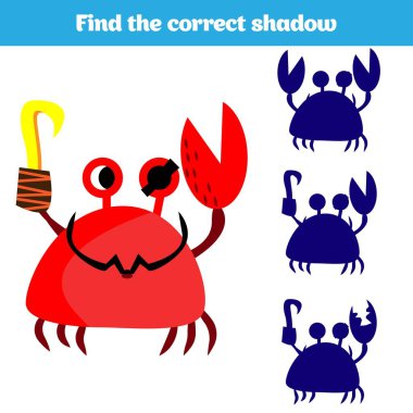 Gölge eşleştirme oyunu çocuklar için. Sağ gölge bulmak. Okul öncesi çocuklar için aktivite. Çocuklar için hayvan resimleri.