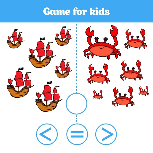 Vetores de Educação Jogo De Lógica Para Crianças Préescolares