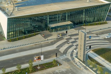 Saratov, Rusya - 20 Ağustos 2019: Gagarin Uluslararası Havaalanı