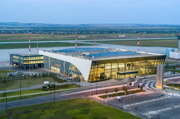 Саратов, Россия - 20 августа 2019 года: Международный аэропорт имени Гагарина — стоковое фото