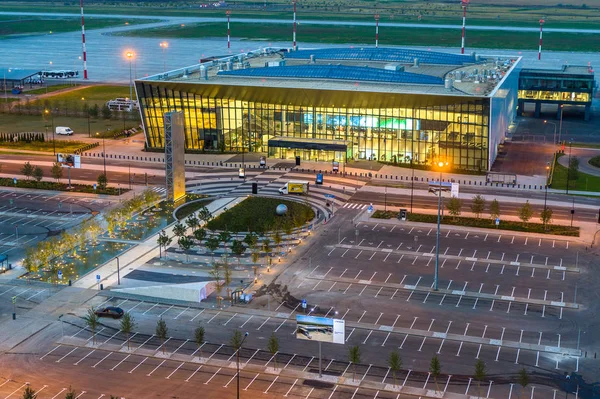 Saratov, Oroszország-augusztus 20, 2019: Gagarin International Airport — Stock Fotó