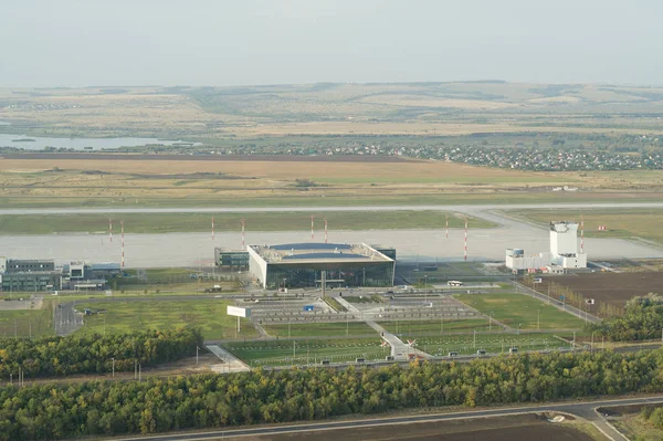 Saratov, Rusia - 20 Agustus 2019: Bandar Udara Internasional Gagarin — Stok Foto