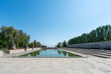Volgograd, Rusya - 21 Ağustos 2019: Stalingrad Savaşı Kahramanları