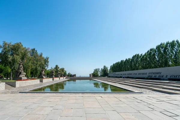 Volgograd, Rússia - 21 de agosto de 2019: Heróis da Batalha de Estalinegrado — Fotografia de Stock