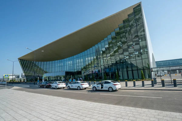 Saratov, Rusya - 20 Ağustos 2019: Gagarin Uluslararası Havaalanı