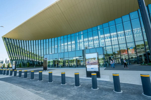 Saratov, Rusya - 20 Ağustos 2019: Gagarin Uluslararası Havaalanı