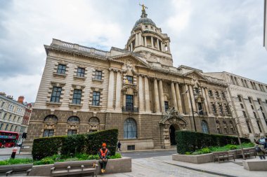 London - May 3, 2019: The Old Bailey - Central Criminal Court clipart