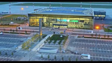 Saratov, Rusya - 20 Ağustos 2019: Gagarin Uluslararası Havaalanı