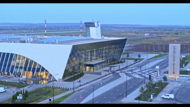 Saratów, Rosja-20 sierpnia 2019: Gagarin International Airport — Wideo stockowe