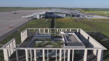 Rostov-on-Don, Rusya - Mayıs 2018: Platov Uluslararası Havaalanı